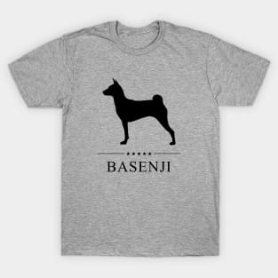 Basenji Black Silhouette T-Shirt